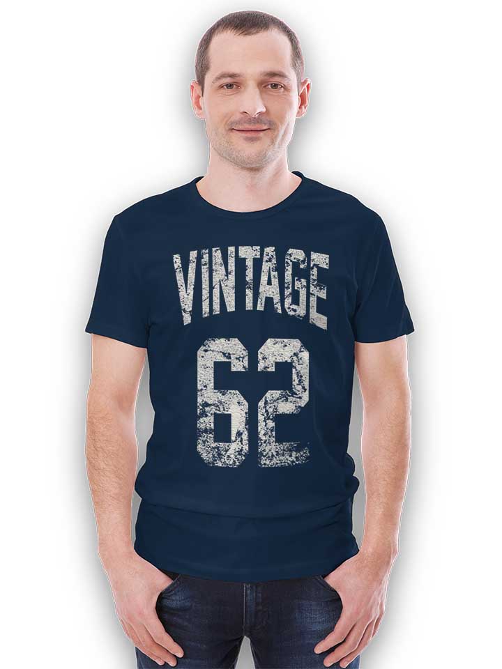 vintage-1962-t-shirt dunkelblau 2