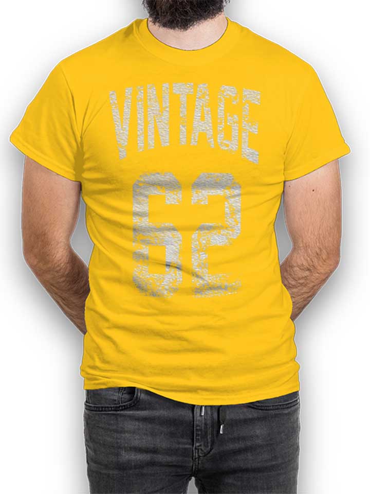 Vintage 1962 Camiseta amarillo L