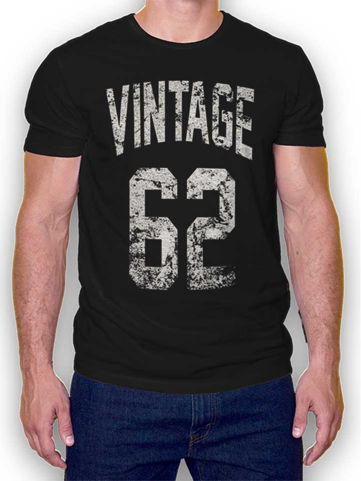 Vintage 1962 T-Shirt schwarz L