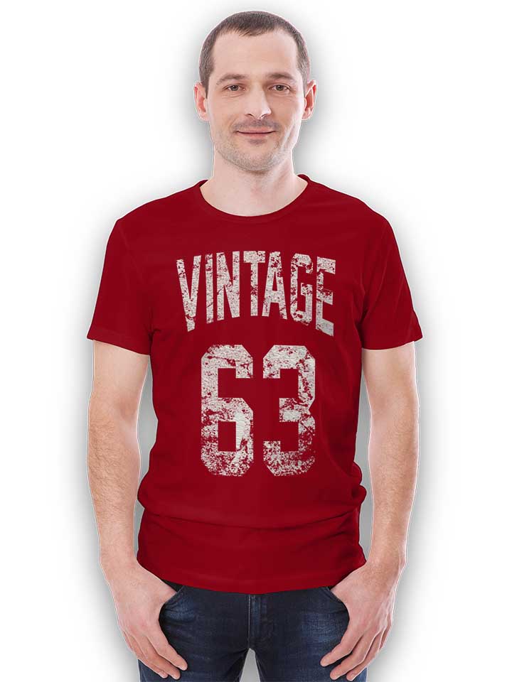 vintage-1963-t-shirt bordeaux 2