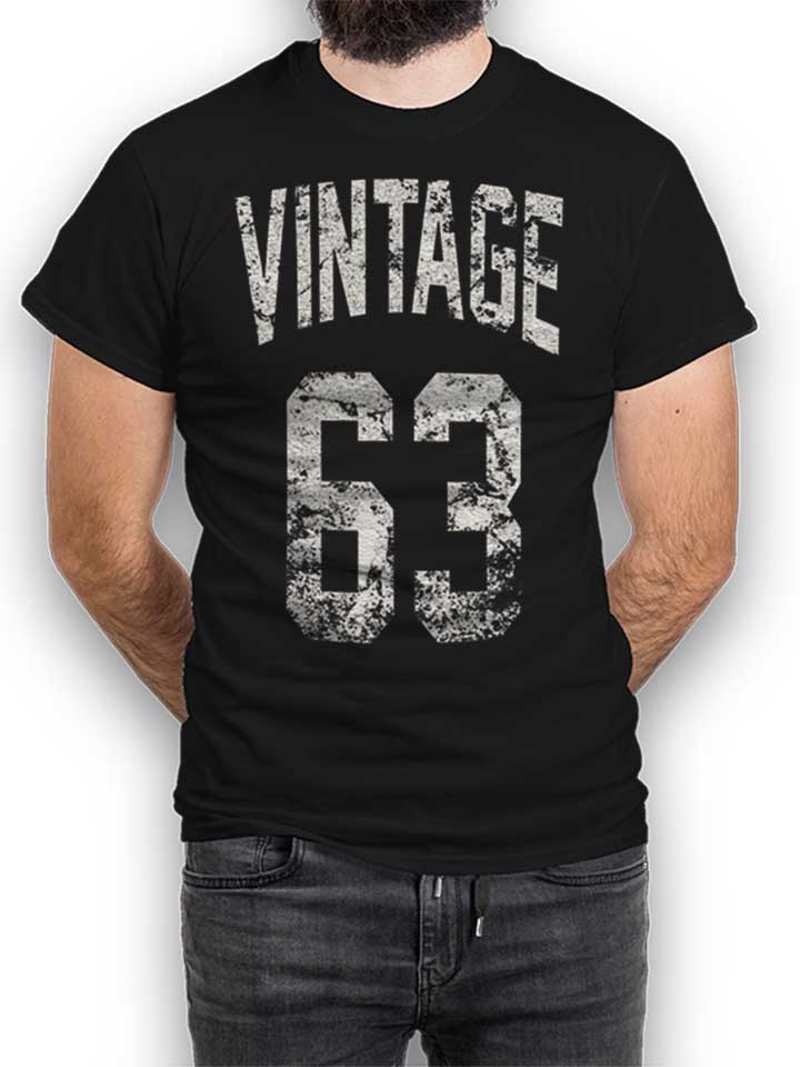 Vintage 1963 T-Shirt schwarz L