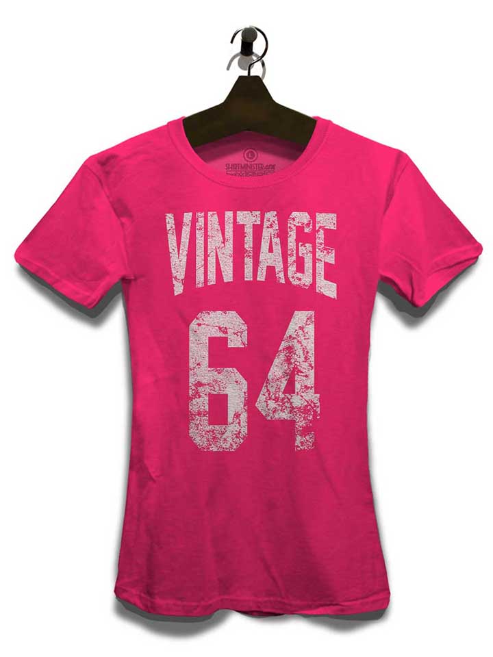 vintage-1964-damen-t-shirt fuchsia 3