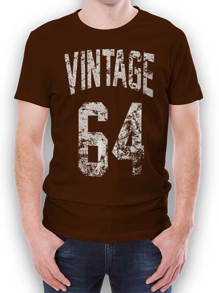Vintage 1964 T-Shirt marrone L