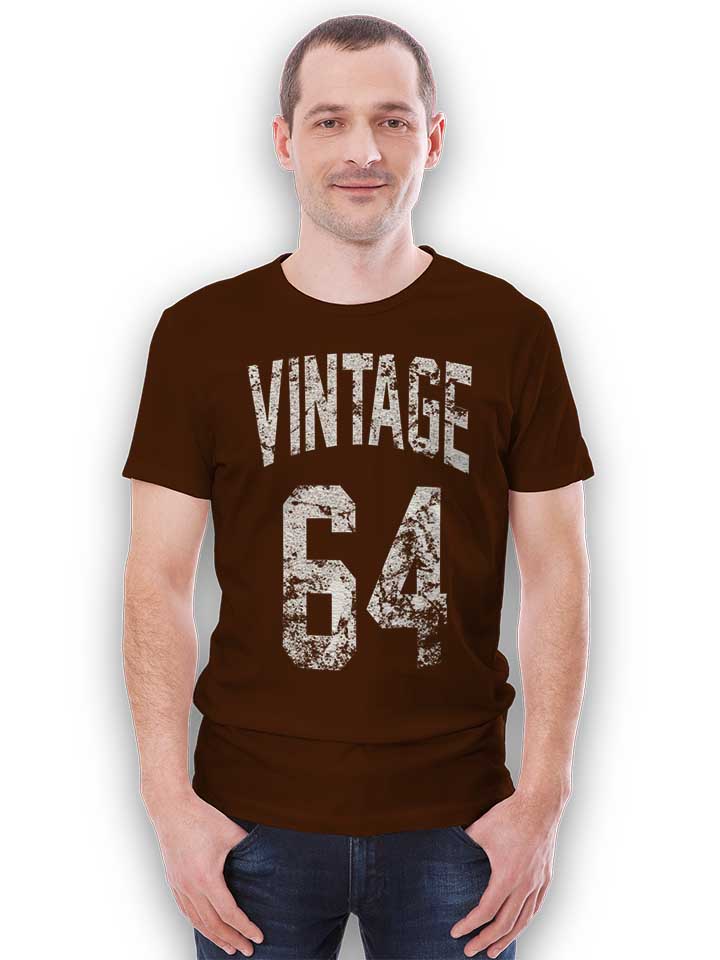 vintage-1964-t-shirt braun 2