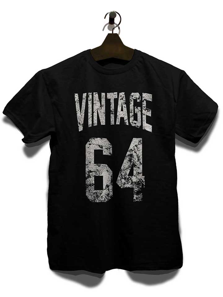 vintage-1964-t-shirt schwarz 3