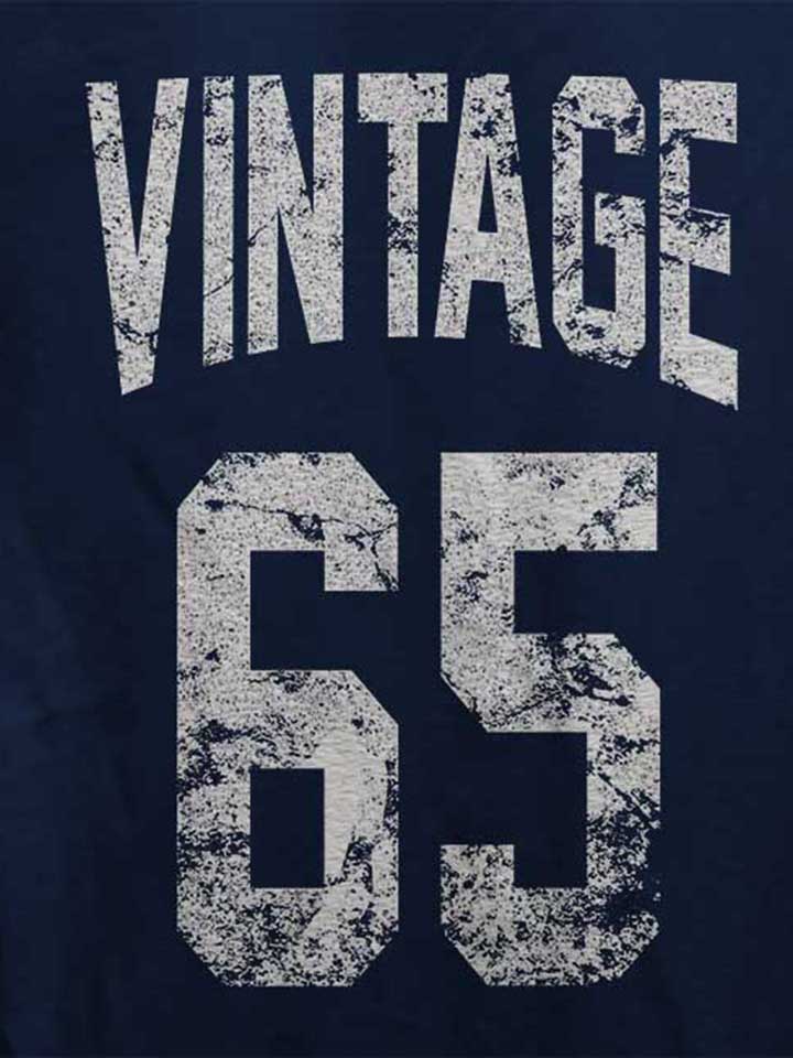 vintage-1965-damen-t-shirt dunkelblau 4