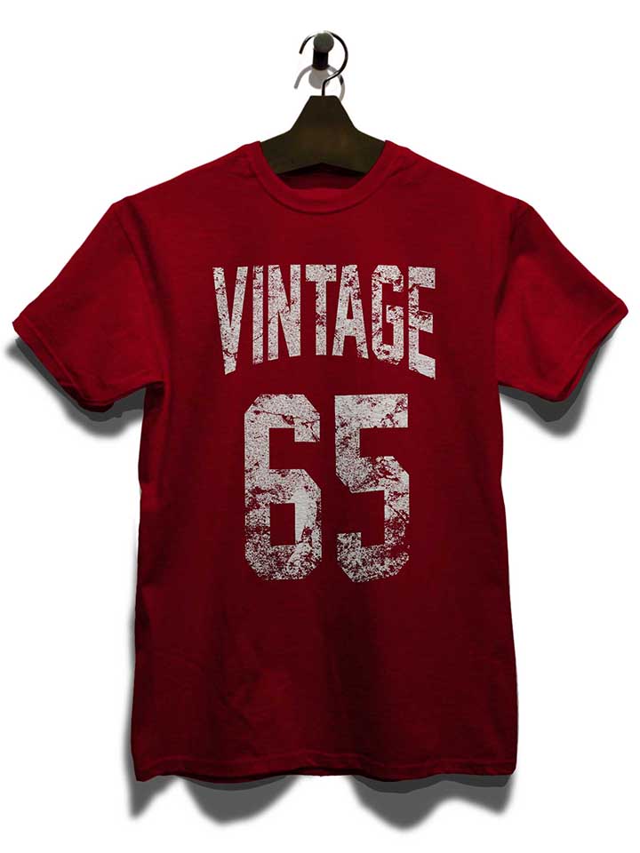 vintage-1965-t-shirt bordeaux 3