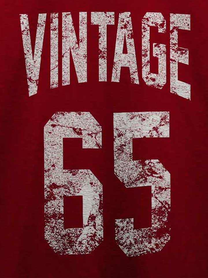 vintage-1965-t-shirt bordeaux 4