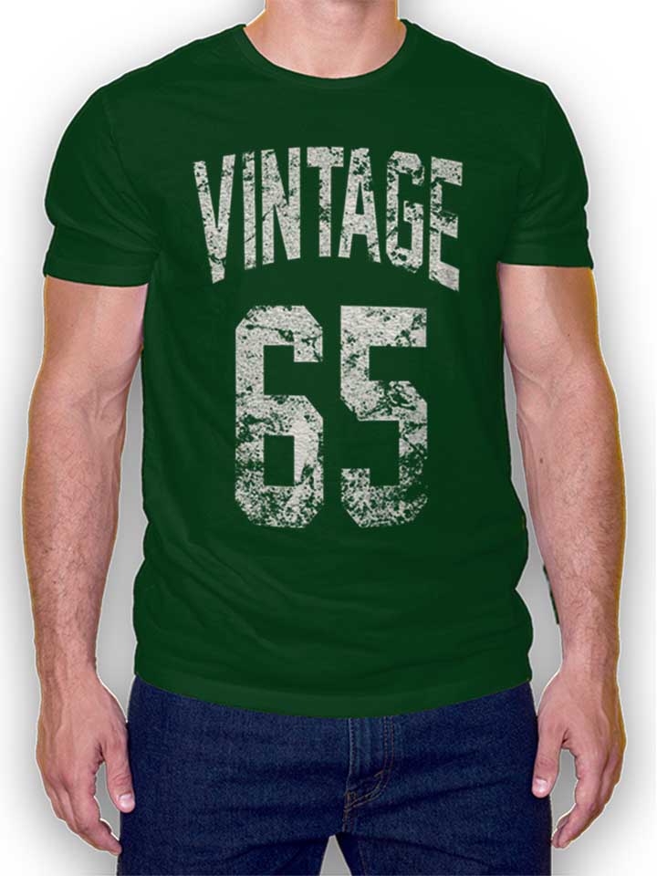 vintage-1965-t-shirt dunkelgruen 1