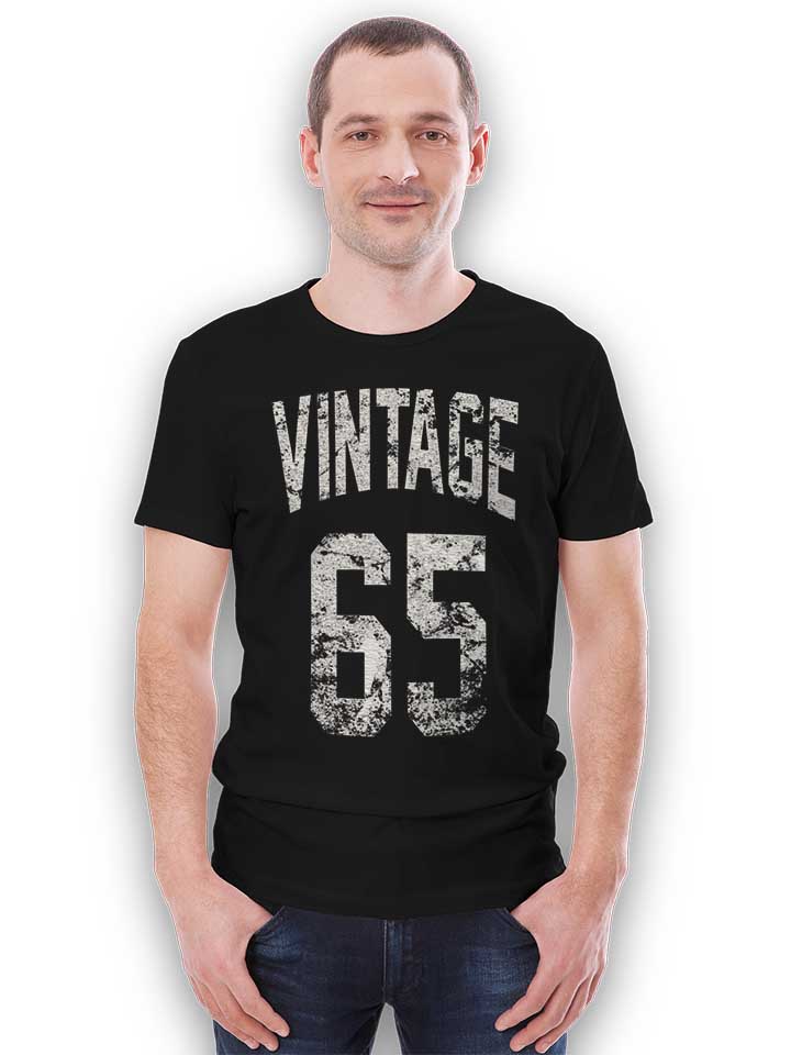 vintage-1965-t-shirt schwarz 2