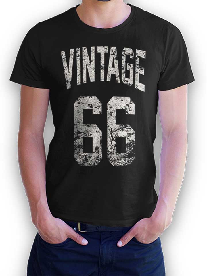 Vintage 1966 T-Shirt schwarz L