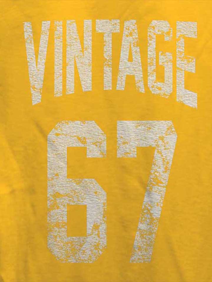 vintage-1967-damen-t-shirt gelb 4