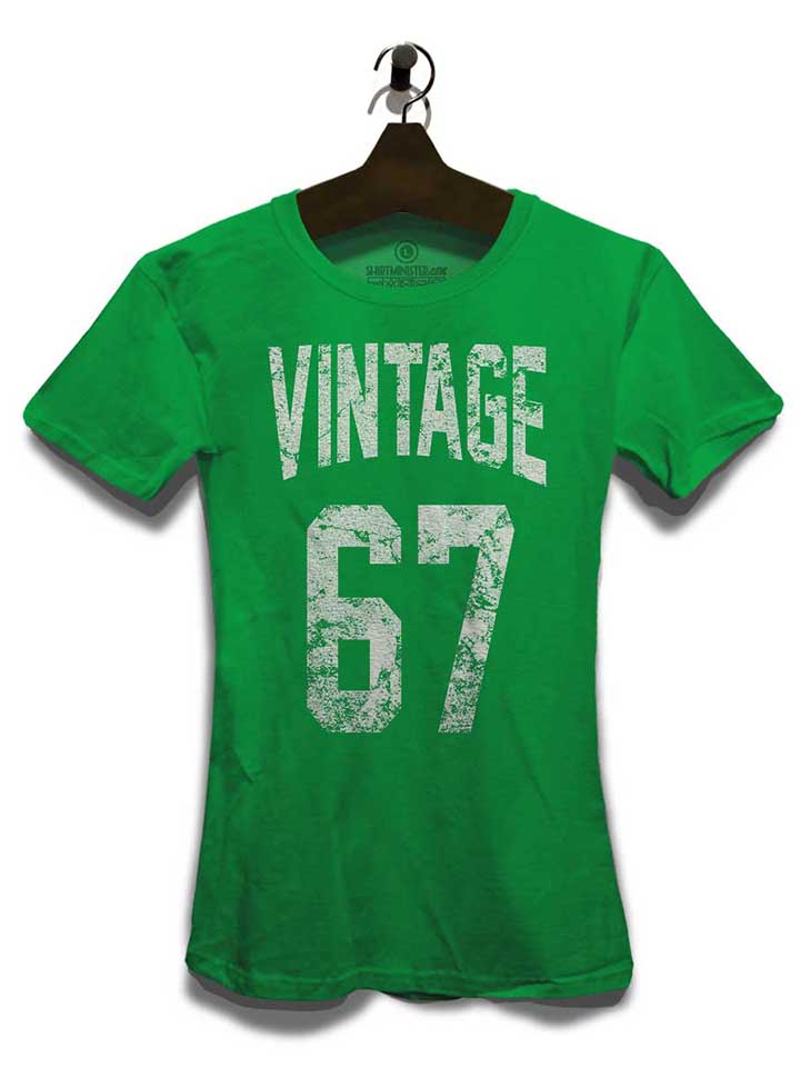 vintage-1967-damen-t-shirt gruen 3