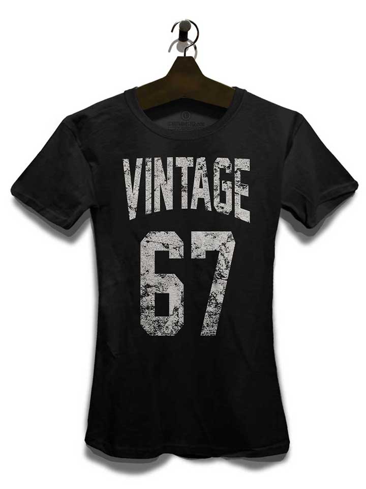 vintage-1967-damen-t-shirt schwarz 3