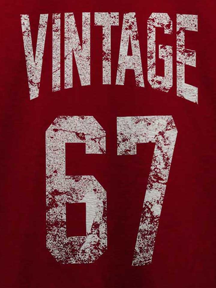 vintage-1967-t-shirt bordeaux 4