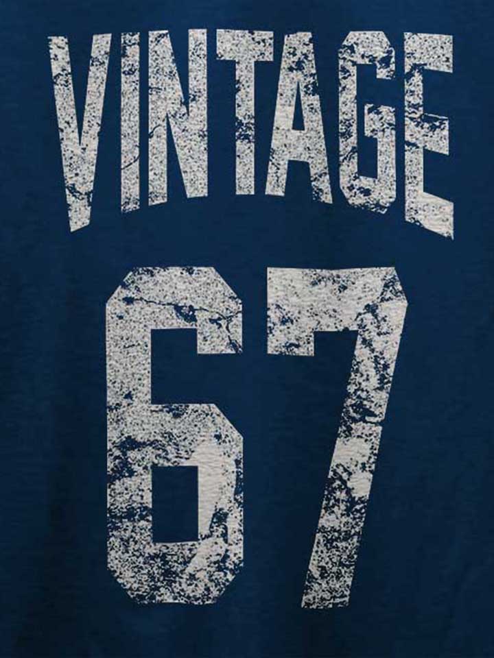vintage-1967-t-shirt dunkelblau 4