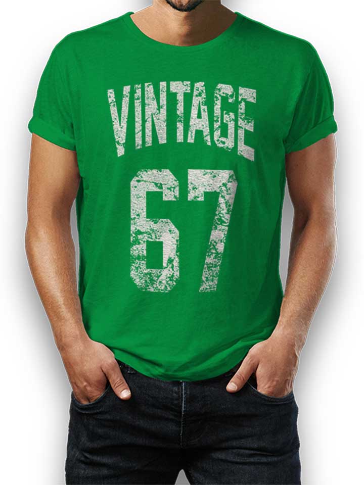 Vintage 1967 T-Shirt gruen L