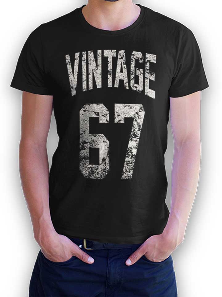 Vintage 1967 T-Shirt schwarz L