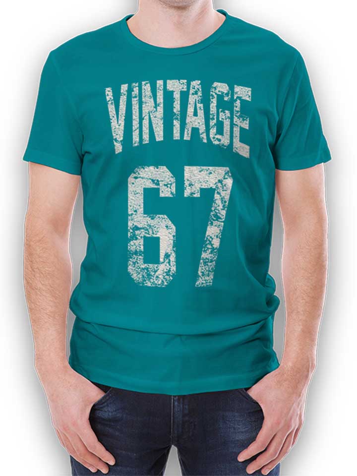 vintage-1967-t-shirt tuerkis 1