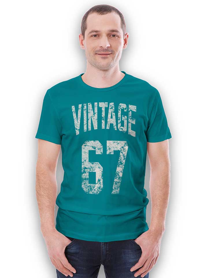 vintage-1967-t-shirt tuerkis 2
