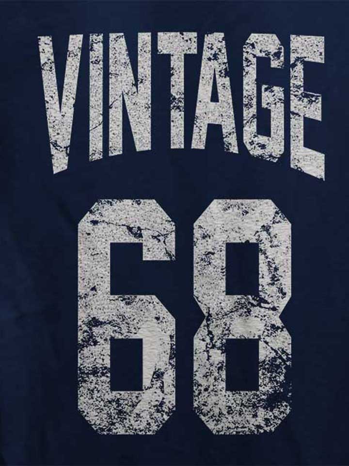 vintage-1968-damen-t-shirt dunkelblau 4