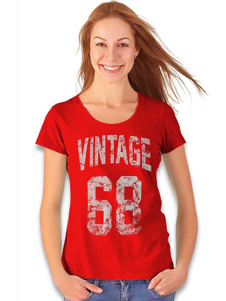 vintage-1968-damen-t-shirt rot 2