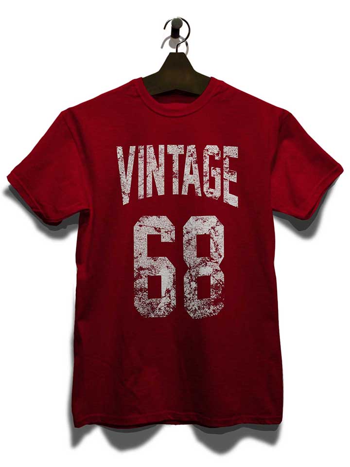 vintage-1968-t-shirt bordeaux 3