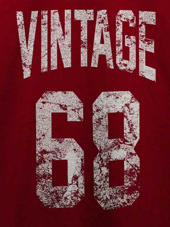 vintage-1968-t-shirt bordeaux 4