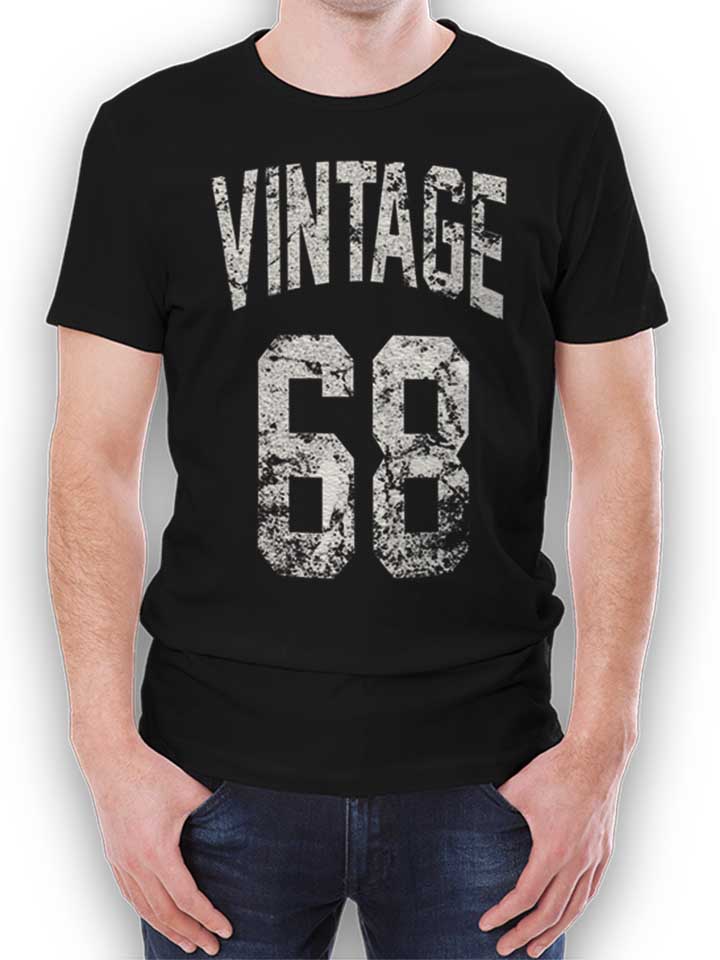 vintage-1968-t-shirt schwarz 1