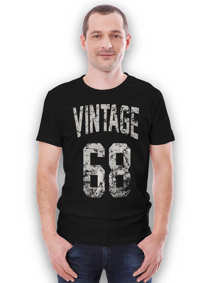 vintage-1968-t-shirt schwarz 2