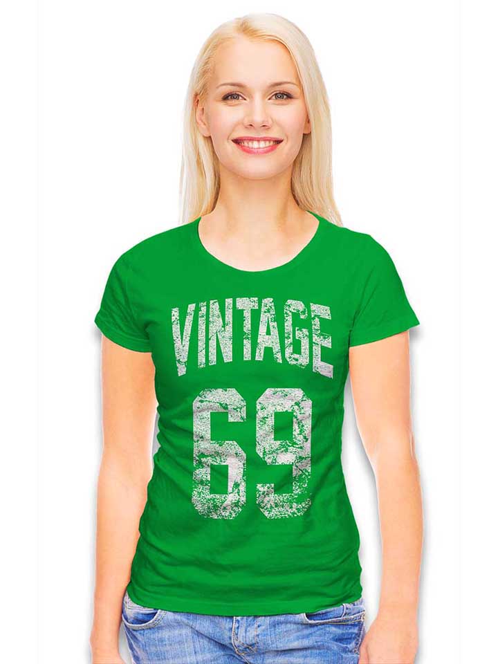 vintage-1969-damen-t-shirt gruen 2
