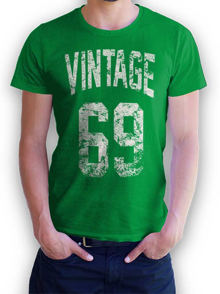 Vintage 1969 T-Shirt verde L
