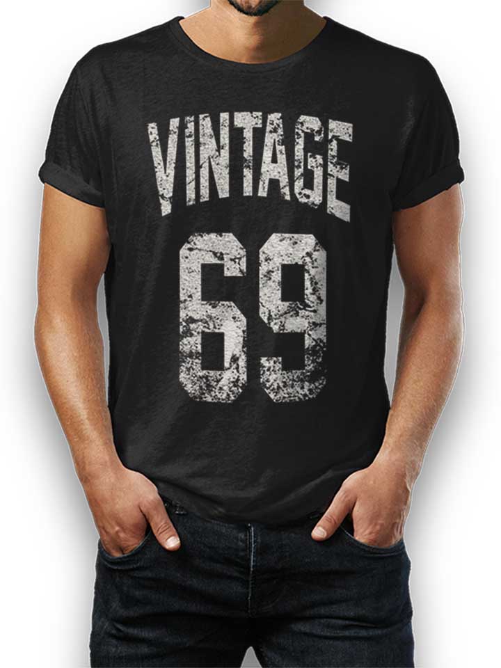 Vintage 1969 Camiseta negro L