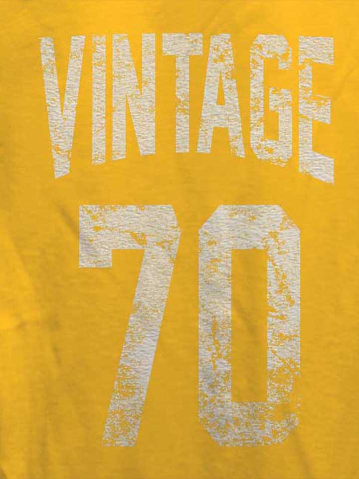 vintage-1970-damen-t-shirt gelb 4