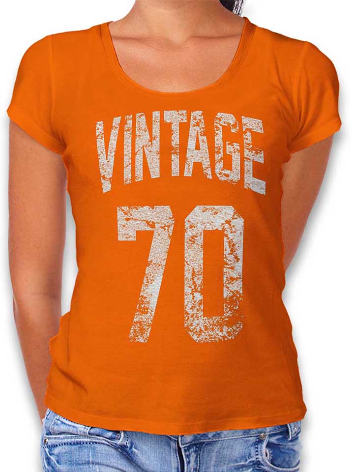 vintage-1970-damen-t-shirt orange 1