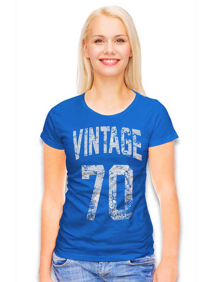 vintage-1970-damen-t-shirt royal 2