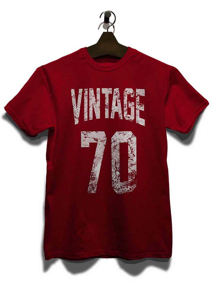 vintage-1970-t-shirt bordeaux 3