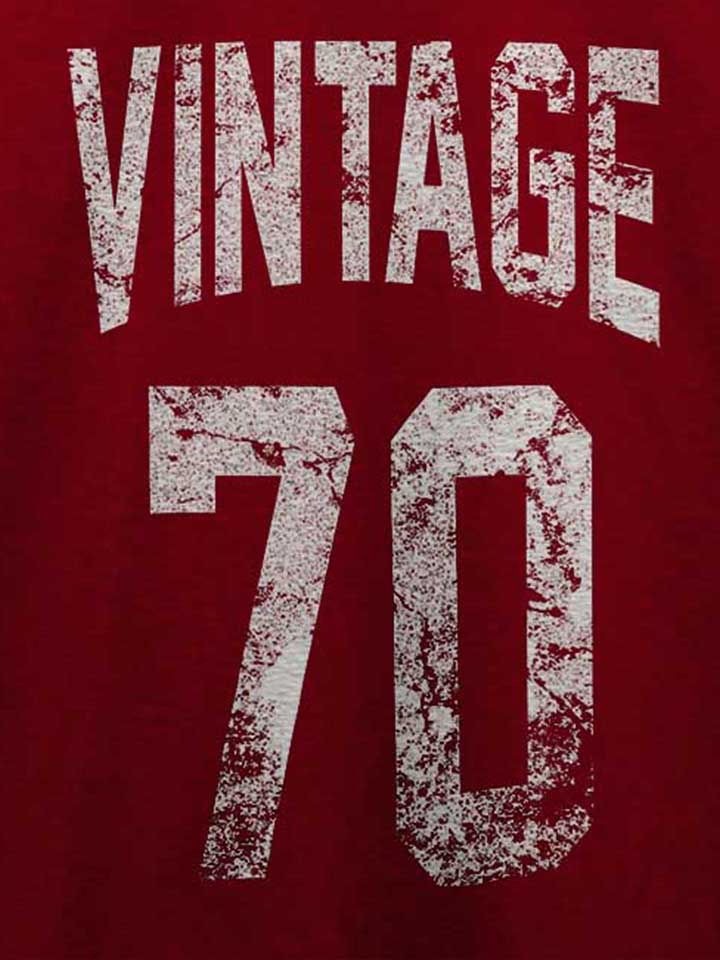 vintage-1970-t-shirt bordeaux 4