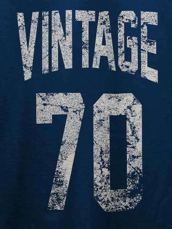 vintage-1970-t-shirt dunkelblau 4