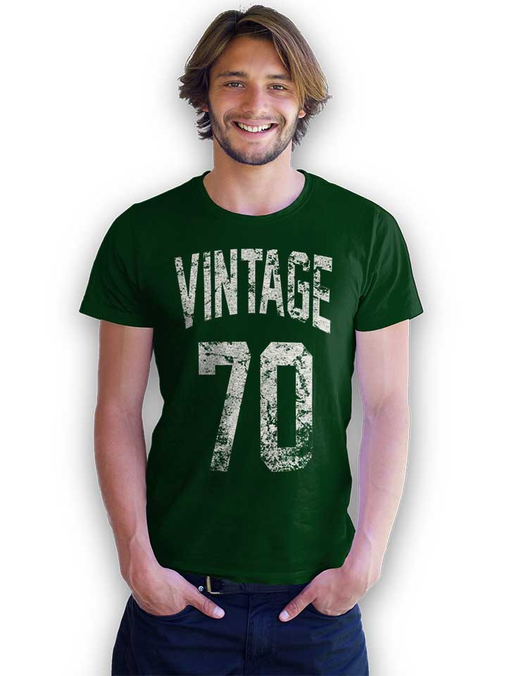 vintage-1970-t-shirt dunkelgruen 2
