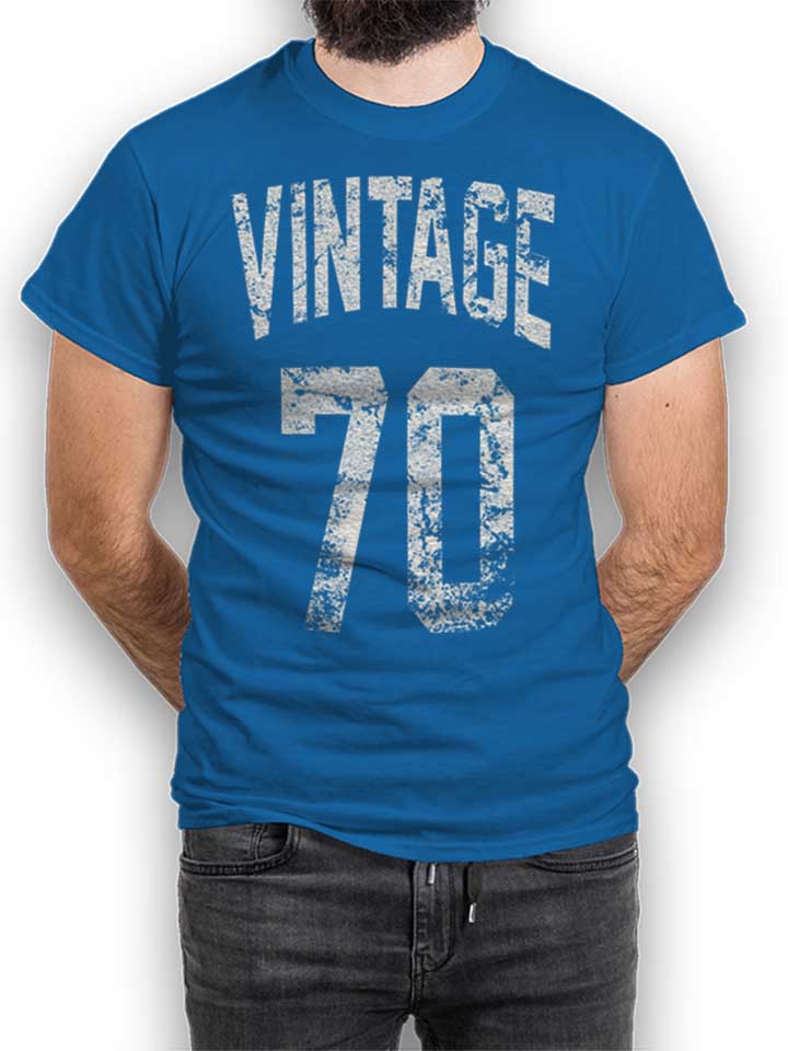 Vintage 1970 T-Shirt royal L