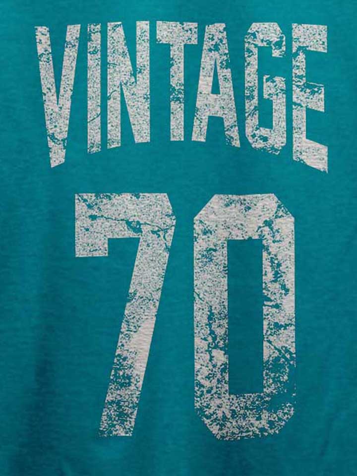 vintage-1970-t-shirt tuerkis 4