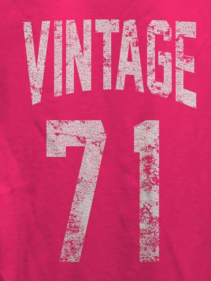 vintage-1971-damen-t-shirt fuchsia 4
