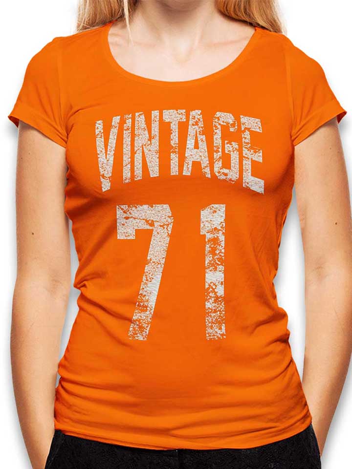 vintage-1971-damen-t-shirt orange 1