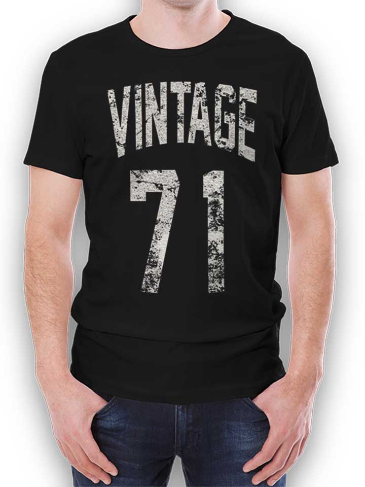 Vintage 1971 T-Shirt noir L