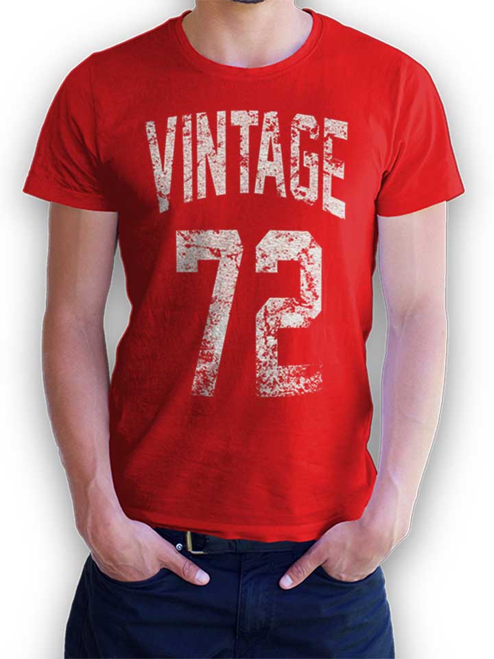 Vintage 1972 T-Shirt rouge L