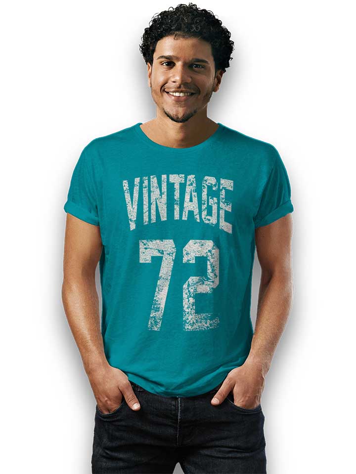 vintage-1972-t-shirt tuerkis 2