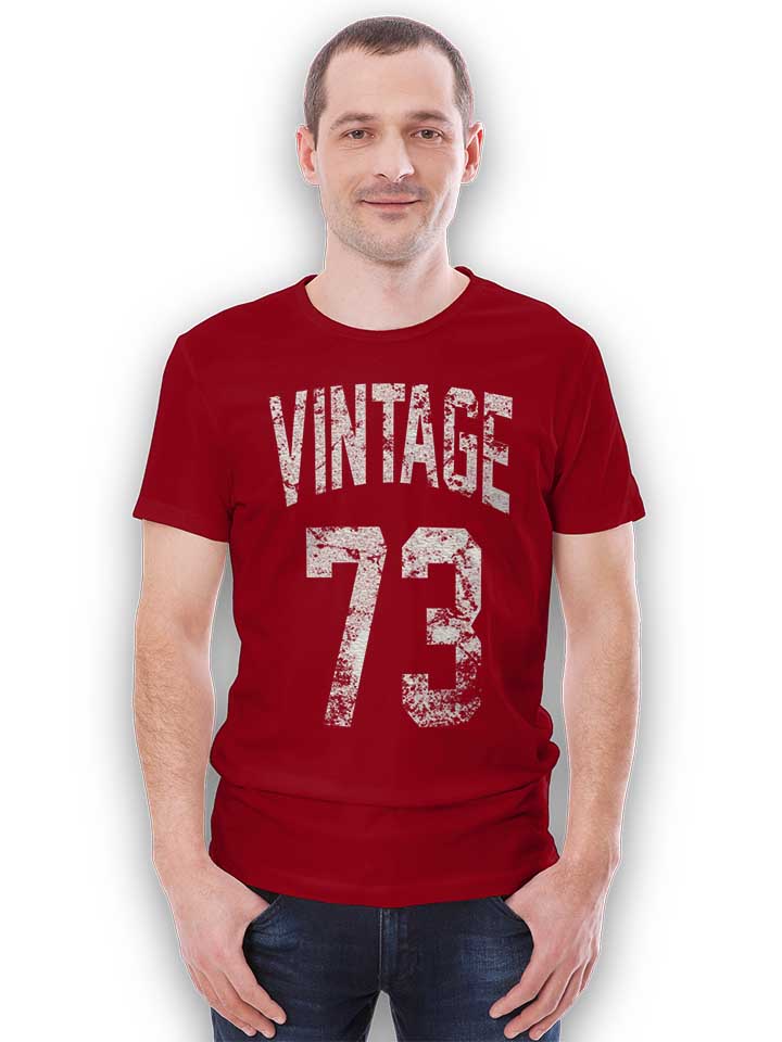 vintage-1973-t-shirt bordeaux 2