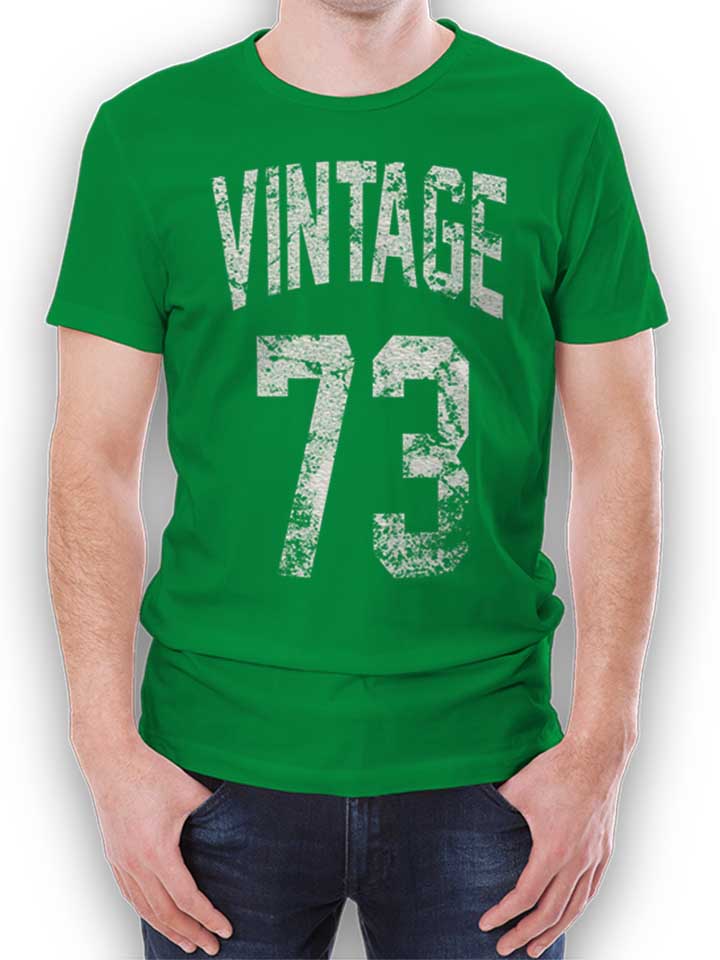 Vintage 1973 Camiseta verde L