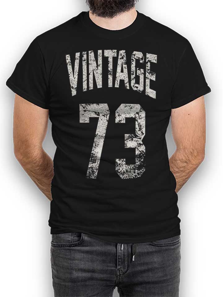 Vintage 1973 T-Shirt schwarz L